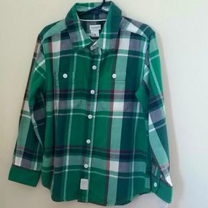 6T Carter's Plaid Flannel Shirt